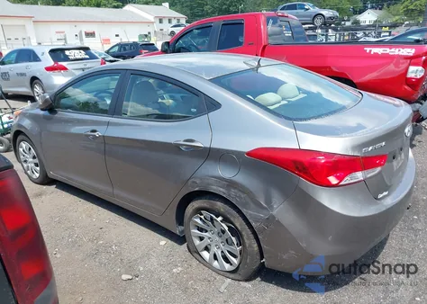 2013 Hyundai Elantra Gls from USA, damaged, VIN 5NPDH4AE1DH203807